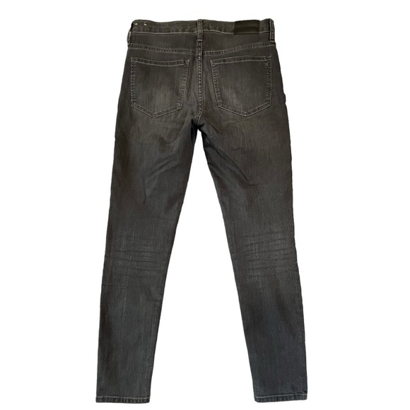 Madewell 9” High Rise Skinny Jean. Black / Grey Size 28 #833 - Picture 5 of 9